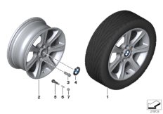 BMW LA wheel Star Spoke 394 - 17''