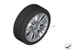 Winter wheel w.tire radial sp.388 -18