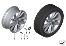 BMW LA wheel Turbine Styling 389 - 19''