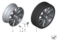 BMW LA wheel Turbine Styling 457 - 20''