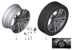 BMW LA wheel M Double Spoke 433 - 20''