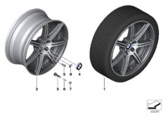 BMW LA wheel M Double Spoke 601 - 20''