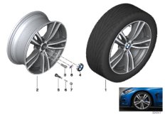 BMW LA wheel M Double Spoke 442 - 19''