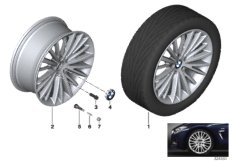 BMW LA wheel Multi-Spoke 399 - 19''