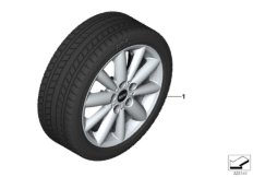 Winter wheel w.tire radial sp.508 - 16