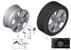 BMW LA wheel W-Spoke 447 - 19''