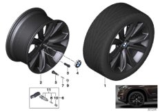 BMW LA wheel Star Spoke 491 - 20''