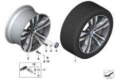 BMW LA wheel M Double Spoke 468 - 20''