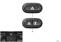 Switch, warning flashers/driver assist