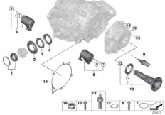 Rear differential QMV single parts