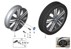 BMW i LA wheel, Double Spoke 430 - 20