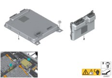 High-voltage battery control units