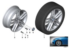 BMW LA wheel M Double Spoke 461 - 18''