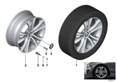 BMW LA wheel Double Spoke 384 - 18''