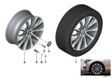 BMW LA wheel V-Spoke 387 - 18''