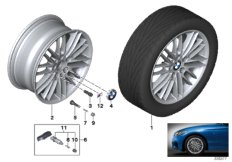 BMW LA wheel M Double Spoke 460 - 17''