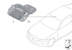 Individual parts for GPS/TV antennas