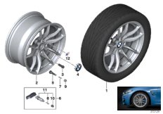 BMW LA wheel V-Spoke 513M - 18