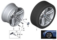 BMW LA wheel M Double Spoke 437M - 19