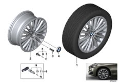 BMW LA wheel Multi-Spoke 481 - 17''