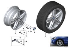 BMW LA wheel M Double Spoke 483M - 17'