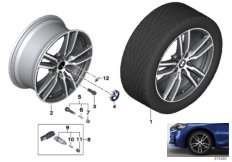 BMW LA wheel M Double Spoke 486M - 18'