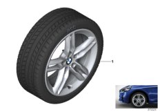 Winter wheel w.tire M doub.sp.483M-17