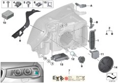 Separate components headlight xenon/AHL