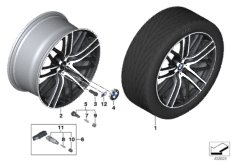 BMW LA wheel M Double Spoke 650M - 21'