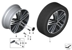 JCW LM wheel Radial Spoke 526 - 19