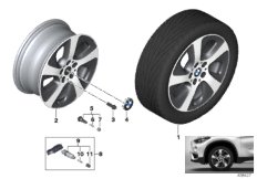 BMW LA wheel Turbine Styling 561 - 17''
