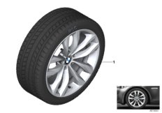 Winter wheel w.tire double sp.609 -18