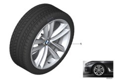 Winter wheel w.tire double sp.630 -19