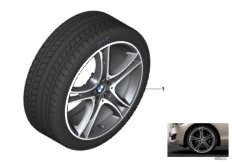 Winter wheel w.tire double sp.361 -18
