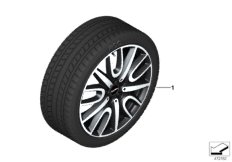 Winter wheel w.tire black thr.529 - 18