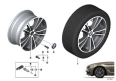 BMW LA wheel V-spoke 631 - 17