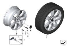 MINI LA wheel Imprint Spoke 530 - 17