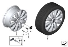 MINI LA wheel Pin Spoke 533 - 18