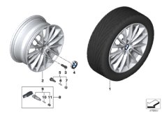 BMW LA wheel multi-spoke 546 - 17
