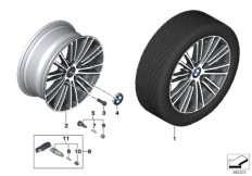 BMW LA wheel multi-spoke 724 - 17
