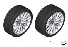Winter wheel w.tire multi-sp.633 - 19