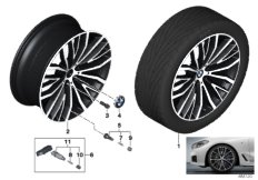 BMW LA wheel V-spoke 687 - 21