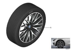 BMW LA wheel cross-spoke 404 - 20
