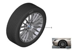 BMW LA wheel cross-spoke 312 - 20
