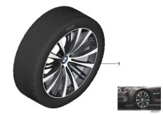BMW LA wheel V-spoke 463 - 21