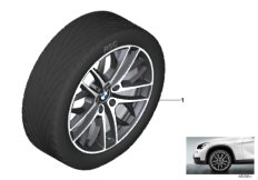 BMW LA wheel double spoke 465 - 19