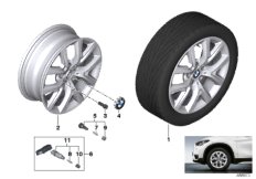 BMW light alloy wheel Y-spoke 574 - 17