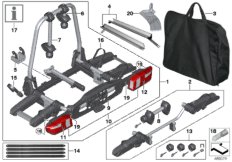 Rear bicycle carrier 'Pro 2.0'