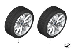 Winter wheel with tire V-spoke 774 - 16