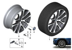 BMW LA wheel V-spoke 738 - 20